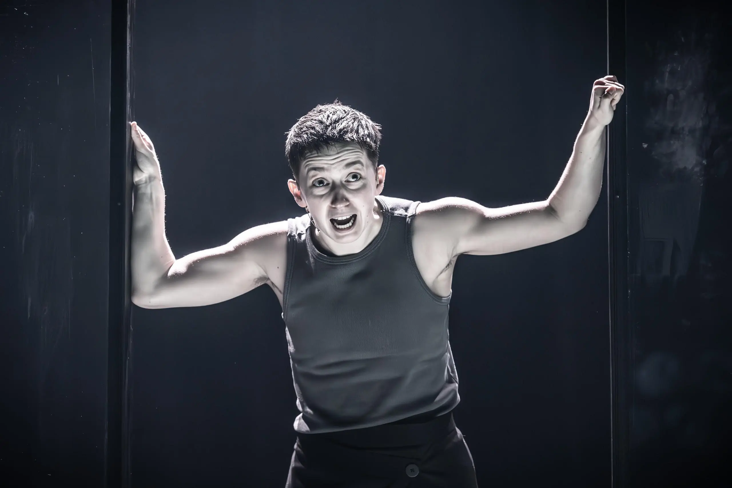 Ros Watt as 'Malcolm' in 'Macbeth'