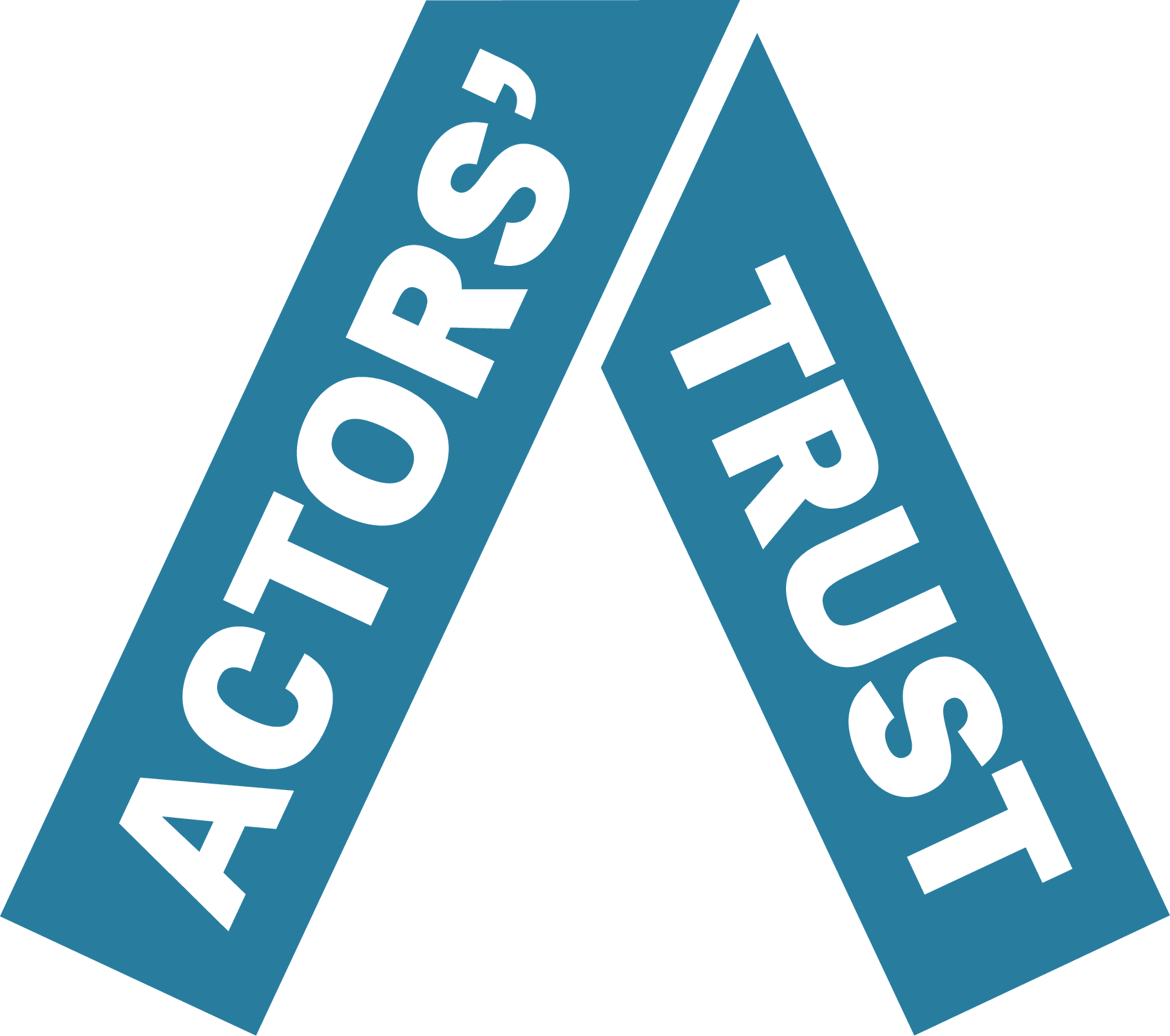 Actors' Trust logo in blue