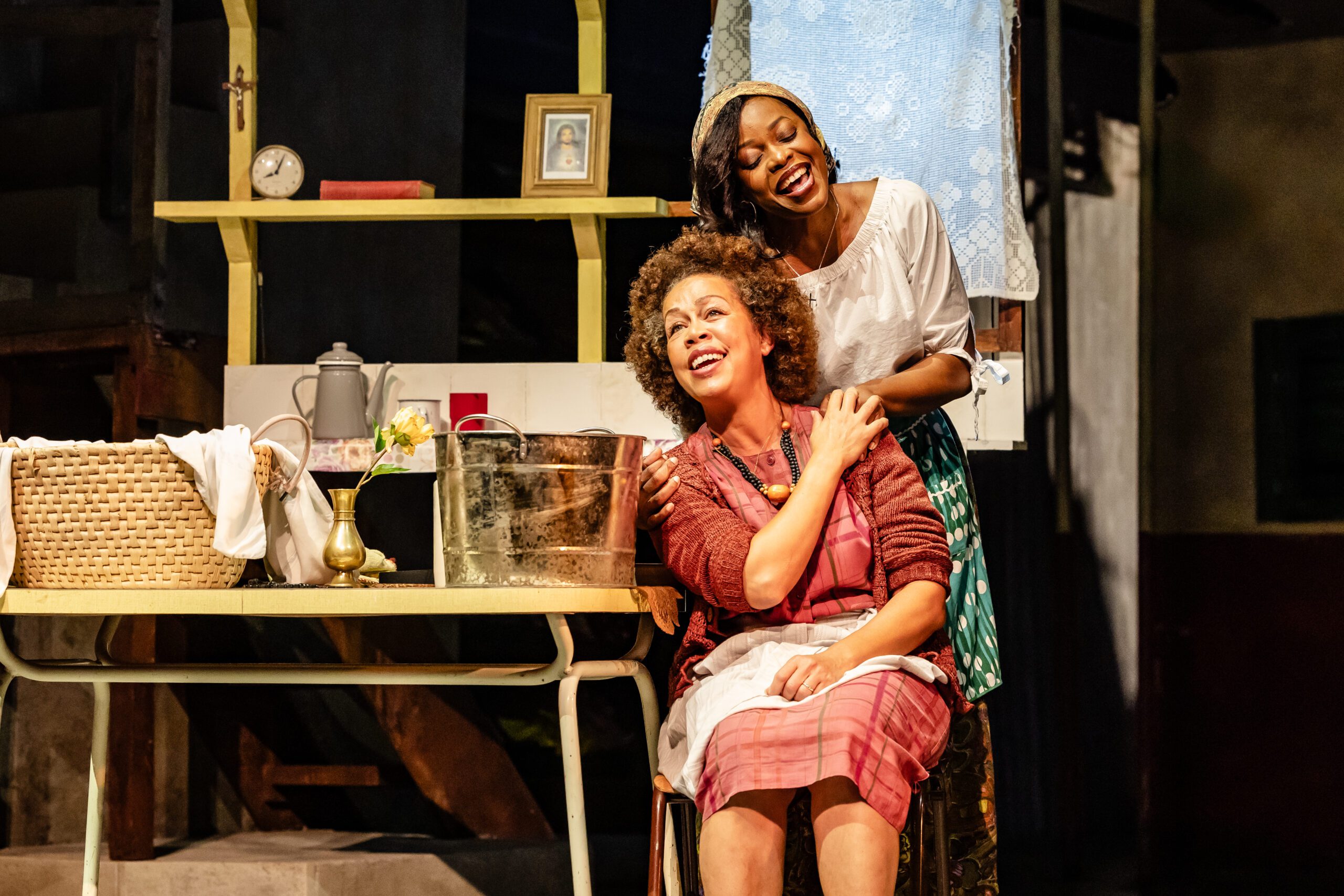 Josie Benson (Daisy) and Aisha Davis (Ensemble) in The Harder They Come