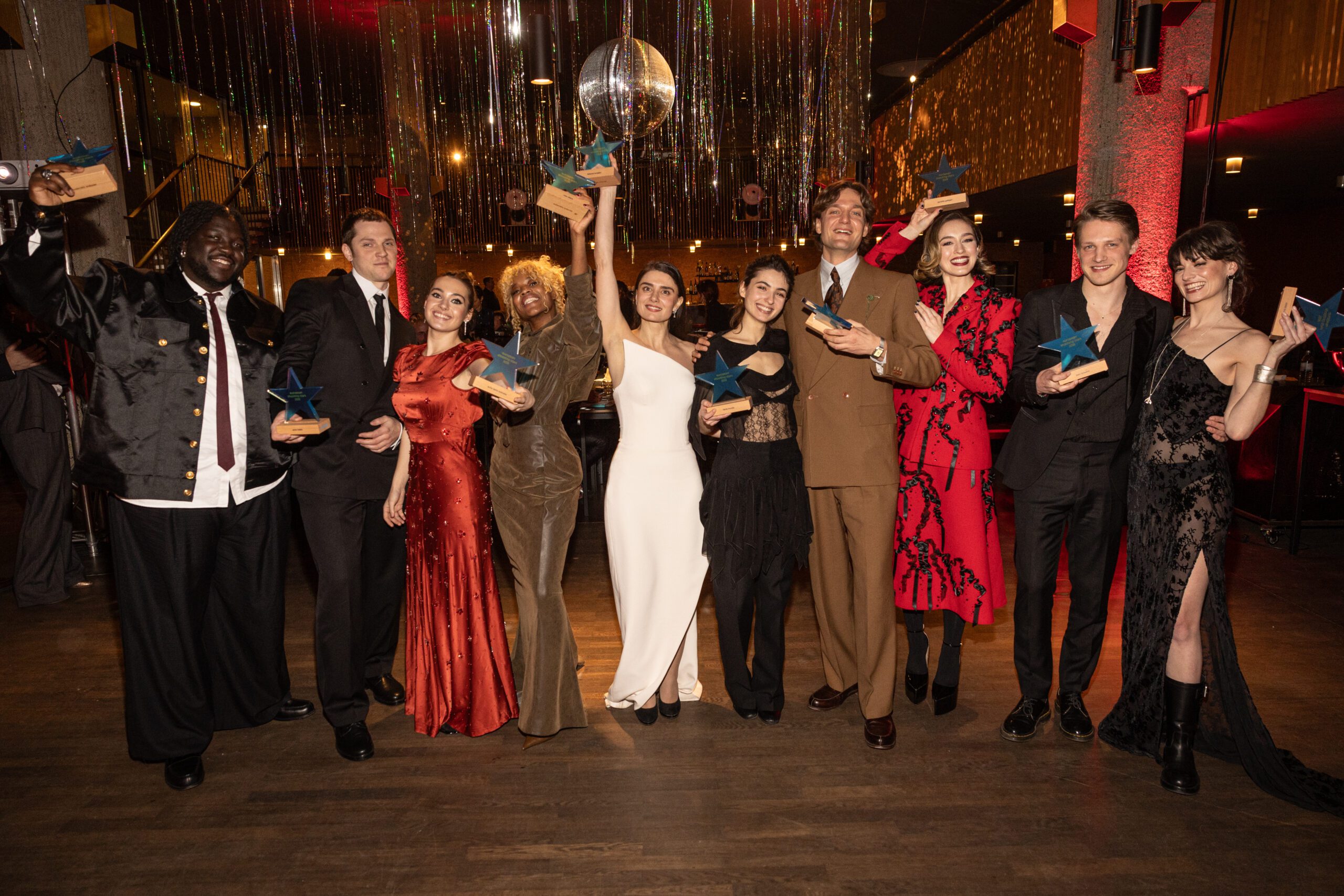 The winners of the European Shooting Stars Awards 2026 at the EFP Gala