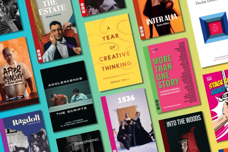 A collage of various books from Nick Hern Books