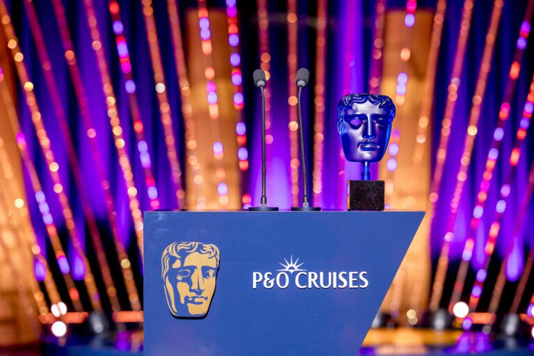 A BAFTA Award on stage at the Royal Festival Hall