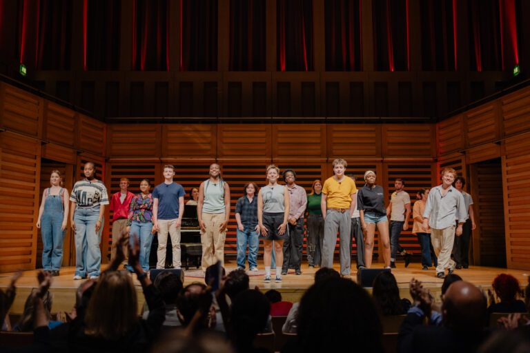 The Spotlight Prize 2025 finalists at the end of the showcase