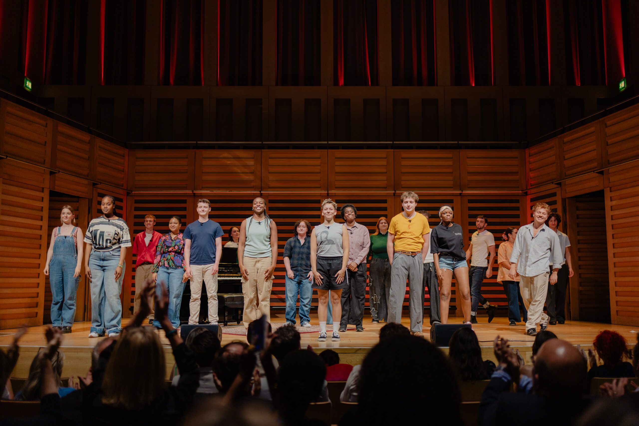 The Spotlight Prize 2025 finalists at the end of the showcase