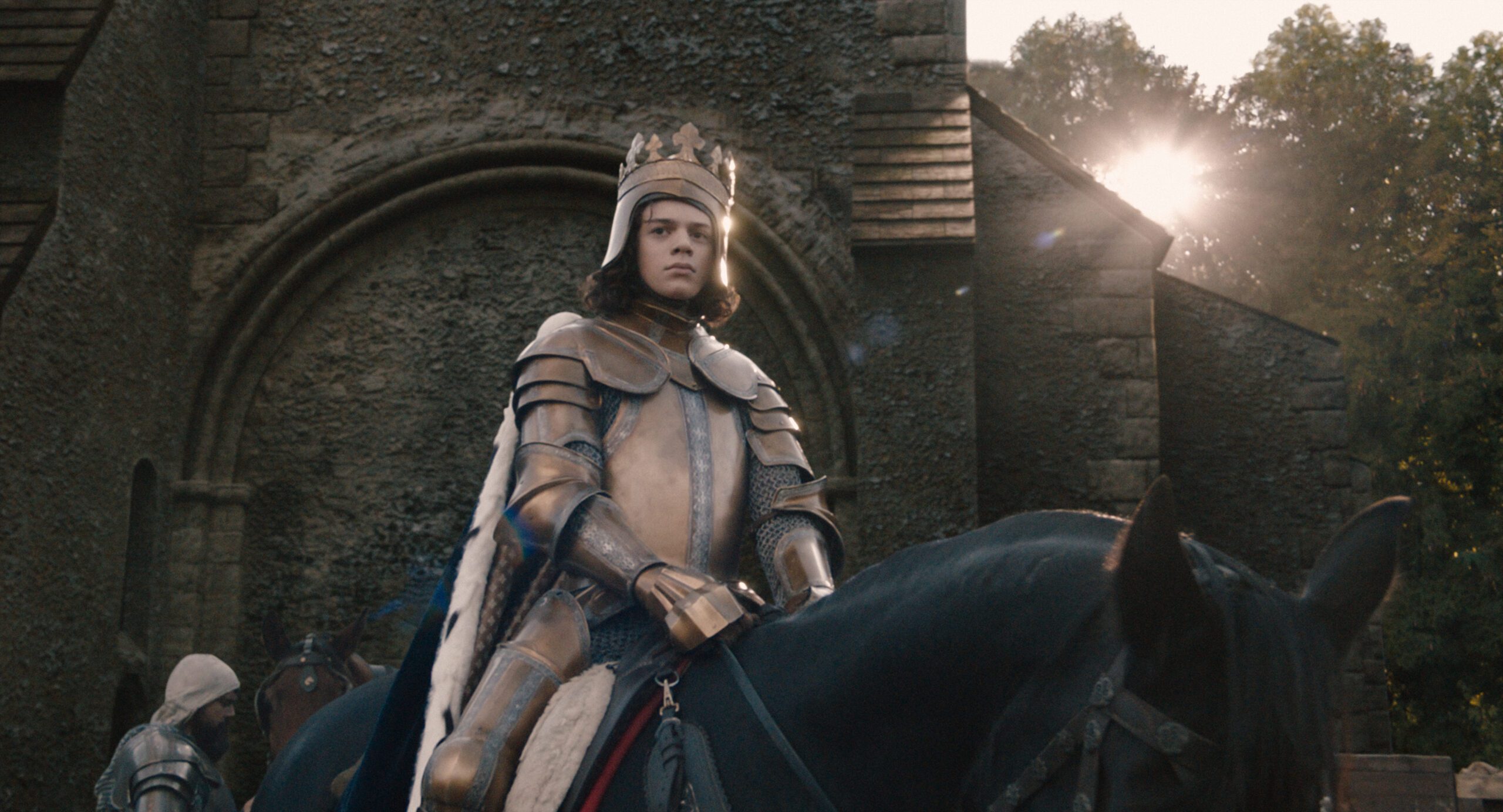 Woody Norman as 'King Richard II' in The Uprising